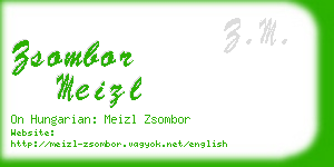 zsombor meizl business card